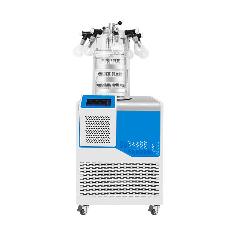 HXLG-12-50DG多歧管压盖型立式冻干机-上海沪析