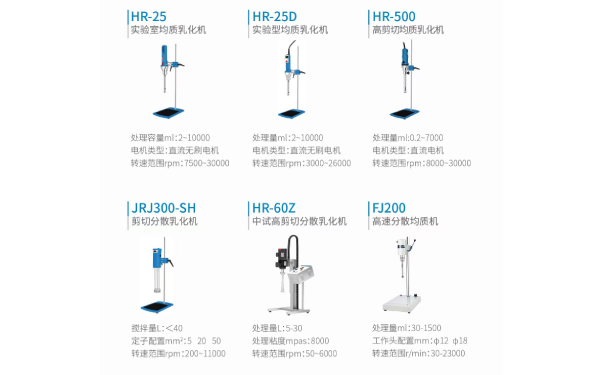 乳化机的选型